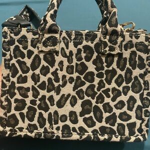 LEOPARD- MINI TOTE BAG 🤎🖤💛